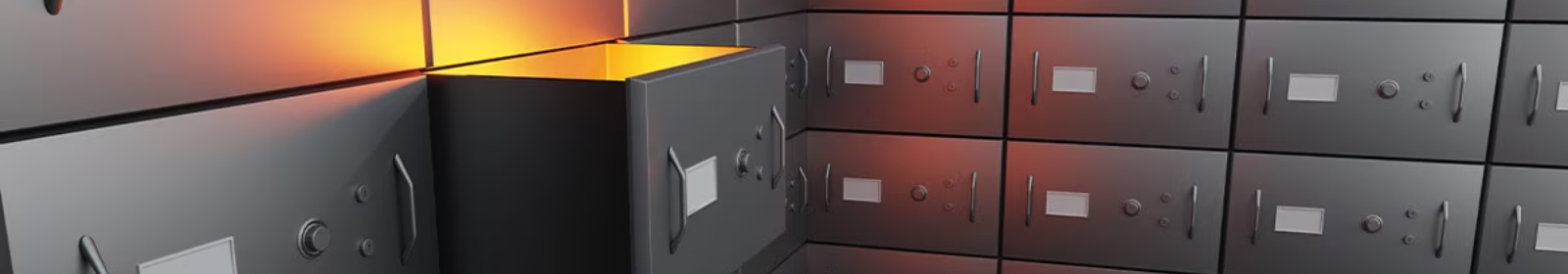 safe deposit boxes